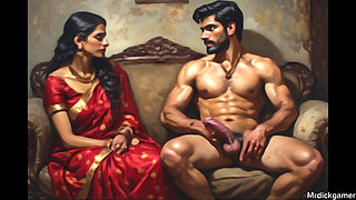 hot sexy college teacher fucking in collage canteen with watchman