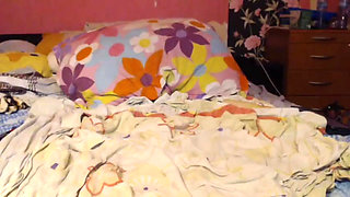 Huge toys, big 1,5l  bottle, jar and hair brush in my pussy