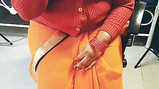 Tamil Aunty Saree Low Hip Navel Fantasy Roleplay