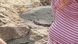 Enjoying Dark Sand Playa, Collecting Shells