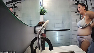 Mrs. Joanne Tanner a Real Public Schoolteacher with Big Natural Tits Exposed in the Shower 12-21-2025