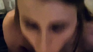 Blowjob POV blowjob cumshot facial brunette pov