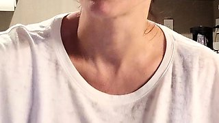 Big boobs milf masturbates with her dildo