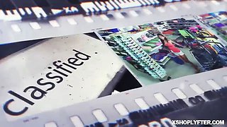 Shoplyfter wedges his Big Cock so deep in Rachael Cavallis pussy!