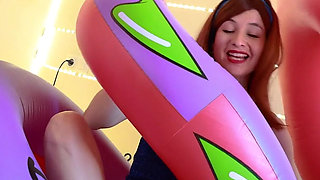 I Am the Prey of a Giant Inflatable Snake