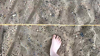 Barefoot Walking on the Beach Sfw