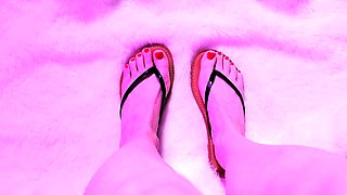 FemaleAgent MILF indulges studs foot fetish