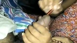 Wife doing cock insertion and handjob