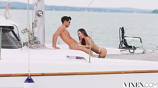 Alberto Blanco and Liya Silver's reverse cowgirl movie by Vixen