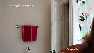 Amateur Voyeur Watches Me Get Ready in Bathroom ASMR