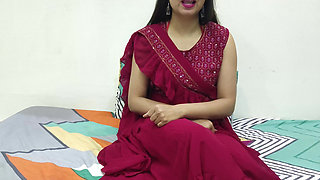 Hot Indian Saara Bhabhi Pussy Licking and Hard Fuck for Teaching First Sex to Devar.