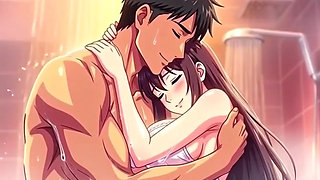 Shower sex husband helping wash Ayesha's pregnant body