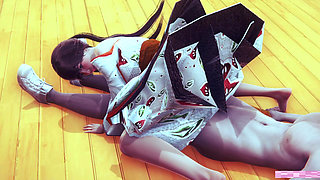 Bigboobs Lady - 3D Animation