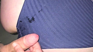 German Slut Gets Fucked and Cums in Her Panties Before Going to Work