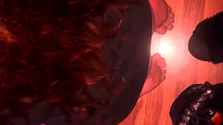 Redhead stepsister frozen in time