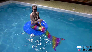 Captive Mermaid Teases You in the Pool