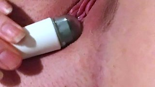 Cute young ginger heavily pregnant masturbation huge belly