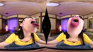 A reward VR experience where eight beautiful women lick your face until it's all wrinkled with their sexy tongues.
