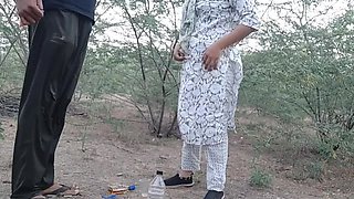 Jija Takes Sali Deep in Jungle Sex - First Time Anal with Indian Bhabhi