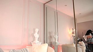 Close up teen foot worship