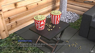 According to Sofia Blondie Makes Her Boyfriend Hard by Telling Him What She Did with His Friends by the Pool Ep 9