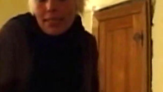 Bound Blonde Beauty in Intense BDSM Rope Play