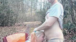 Outdoor Sucking Leafs to Anal Pumping on the Car Rough and Hard