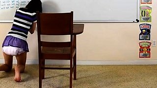 Pookie: Writing Lines & Spanked