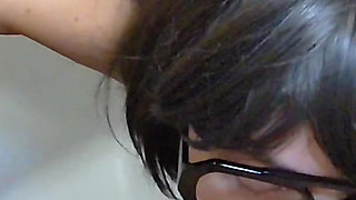 A Hotwife Washes and Sucks Cocks in the Bathroom. Double Blowjob. Ep 30841