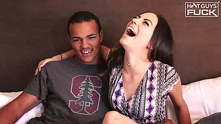 Dude Made Her Cum so Hard! Fat Dick!