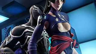 Psylocke Gets Pounded by Monster in Hardcore 3D Action