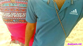 Tamil wife beach side public sex open sex Tamil dirty talk