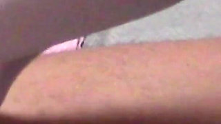 MILF Footjob and Cumshot on Pantyhose