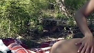 Sanktor - Busty MILF Solo Masturbation in the Forest