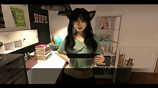 Wild monster girl Kozz25 has a big ass and big tits in a crazy 3D adventure
