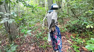 Thai Teenager Walks around Picking Mushrooms and Gets Fucked in the Pussy. Thai Audio