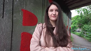 Slutty Czech teen will sell her body outdoors for good money