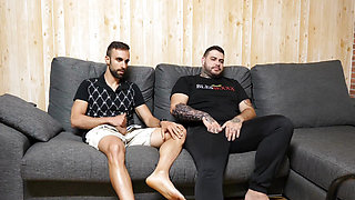 My HETERO friend but I end up fucking his VIRGIN ASS