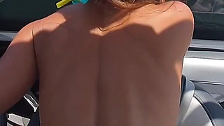 Fit MILF's Blowjob on Private Yacht