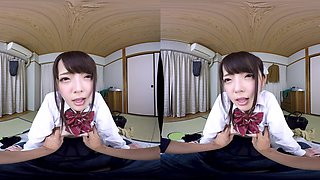 Japanese POV Mesmerizes with Wild Student Passion in Virtual Reality