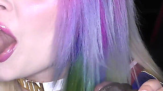 Lusty Chums Cheri and Mandy Suck Dick Together in a Bukkake