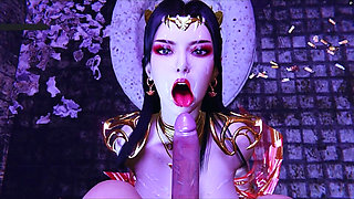 Virtual Aphrodite in Motion: Curves Divine - 3D Animation Hentai