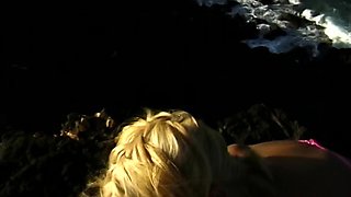 Amateur blonde and brunette lesbians on webcam