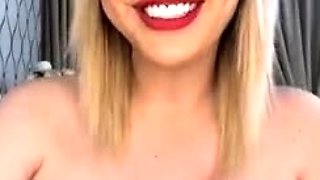 Blonde MILF with Big Boobs Playing Cam Free Porn