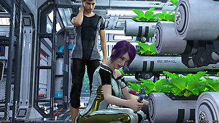 Stranded in Space - Meeting a Shy Emo Girl