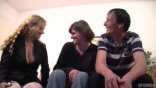 Fetish With Horny Mature GILFs Having A Threesome - Vintage