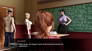 Horny MILF Teacher Fucks Student Girl Hardcore - Big Cock Blowjob Cum Swallow Amateur
