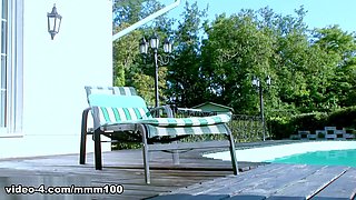Sunny's Poolside Anal Pounding by David Perry's Big Cock - MMM100