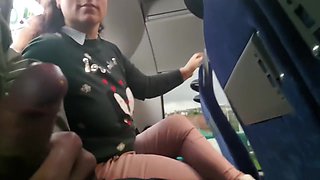 Seduces Milf To Suck&jerk His Dick In Bus 10 Min