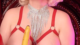 Latex MILF jerk off instructions JOI